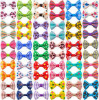QingHan dog hair bows small puppy clips front view
