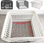 Laozz 35 inch dog playpen mat showing non-slip backing