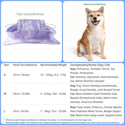Close up of breathable cotton material on Maigllra pet hat