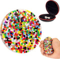 MUYMUT Picky Pad silicone skin picking fidget toy front view showing embedded colorful rings.