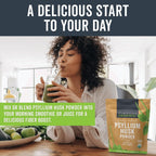Viva Naturals Organic Psyllium Husk Powder nutritional facts label details