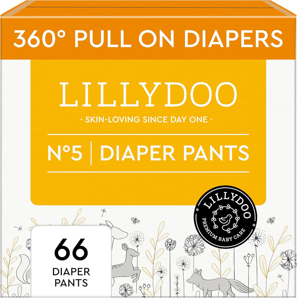 Lillydoo Diaper Pants Size 5 front view packaging