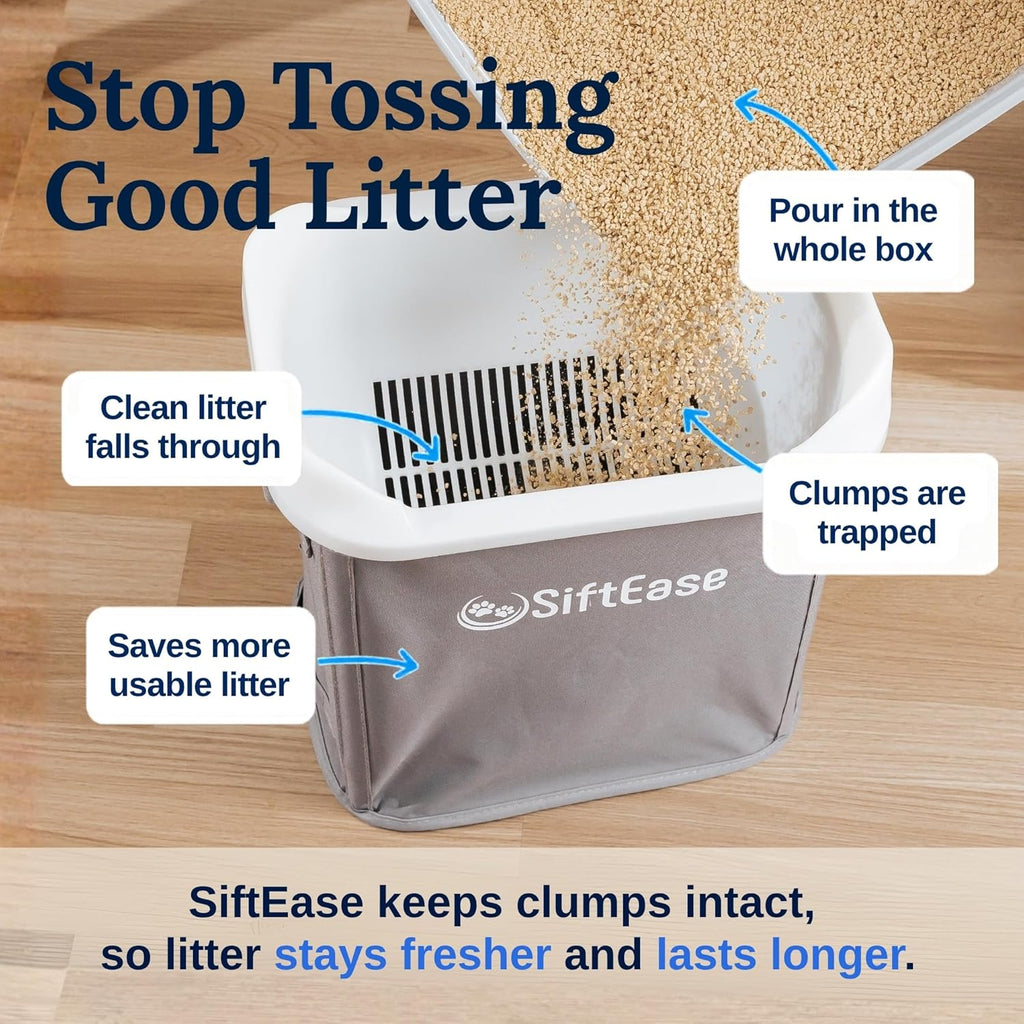 SiftEase sifting basket and collection bin components