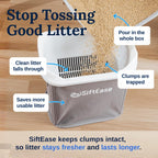SiftEase sifting basket and collection bin components