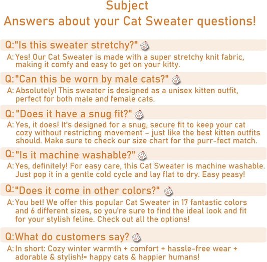 Sleeveless turtleneck pet clothing displayed on a kitten demonstrating the comfortable stretchable fit