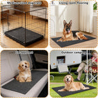 Durable AIHSUMC dog mat surface after cleaning demonstration