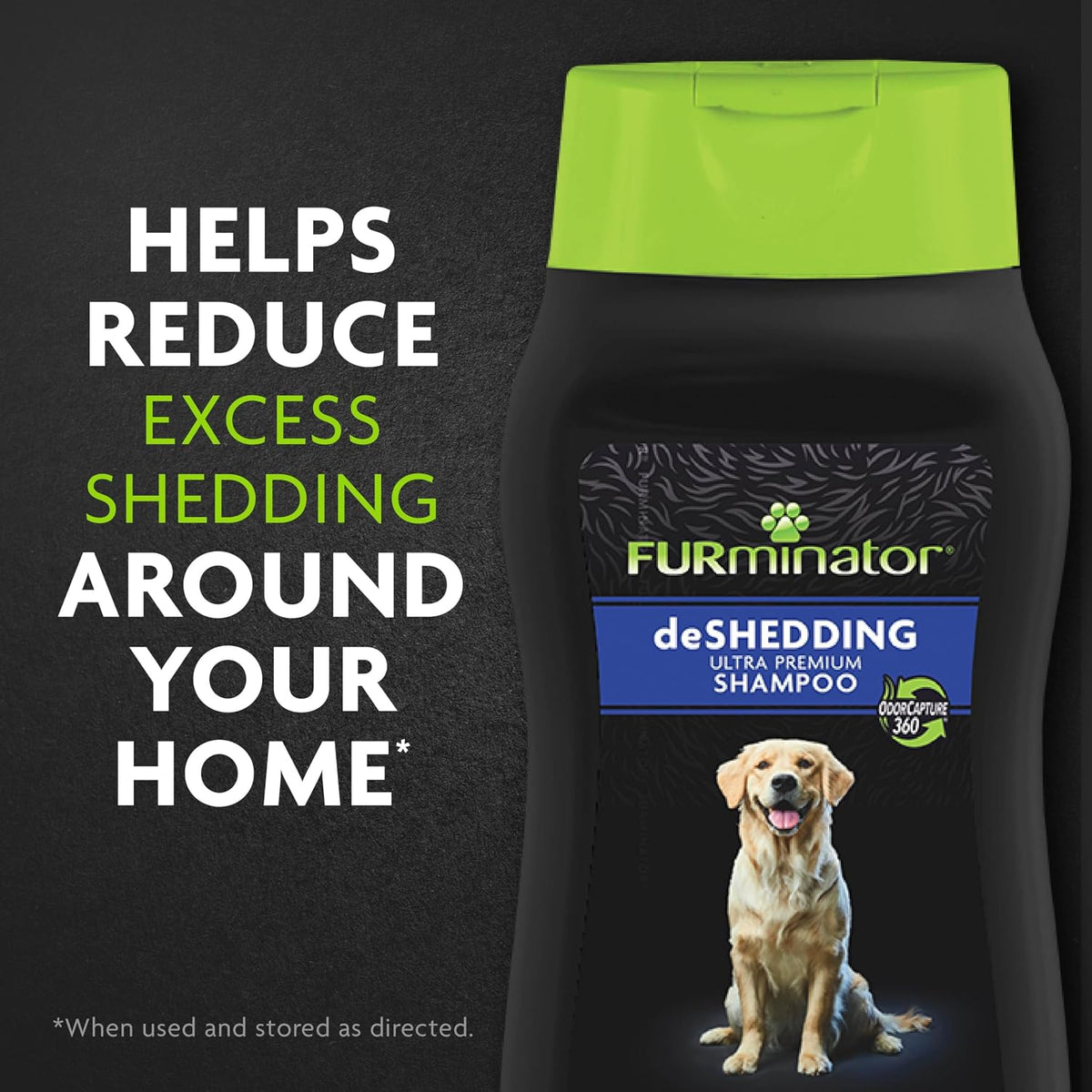 Professional grooming bottle design for FURminator dog shampoo
