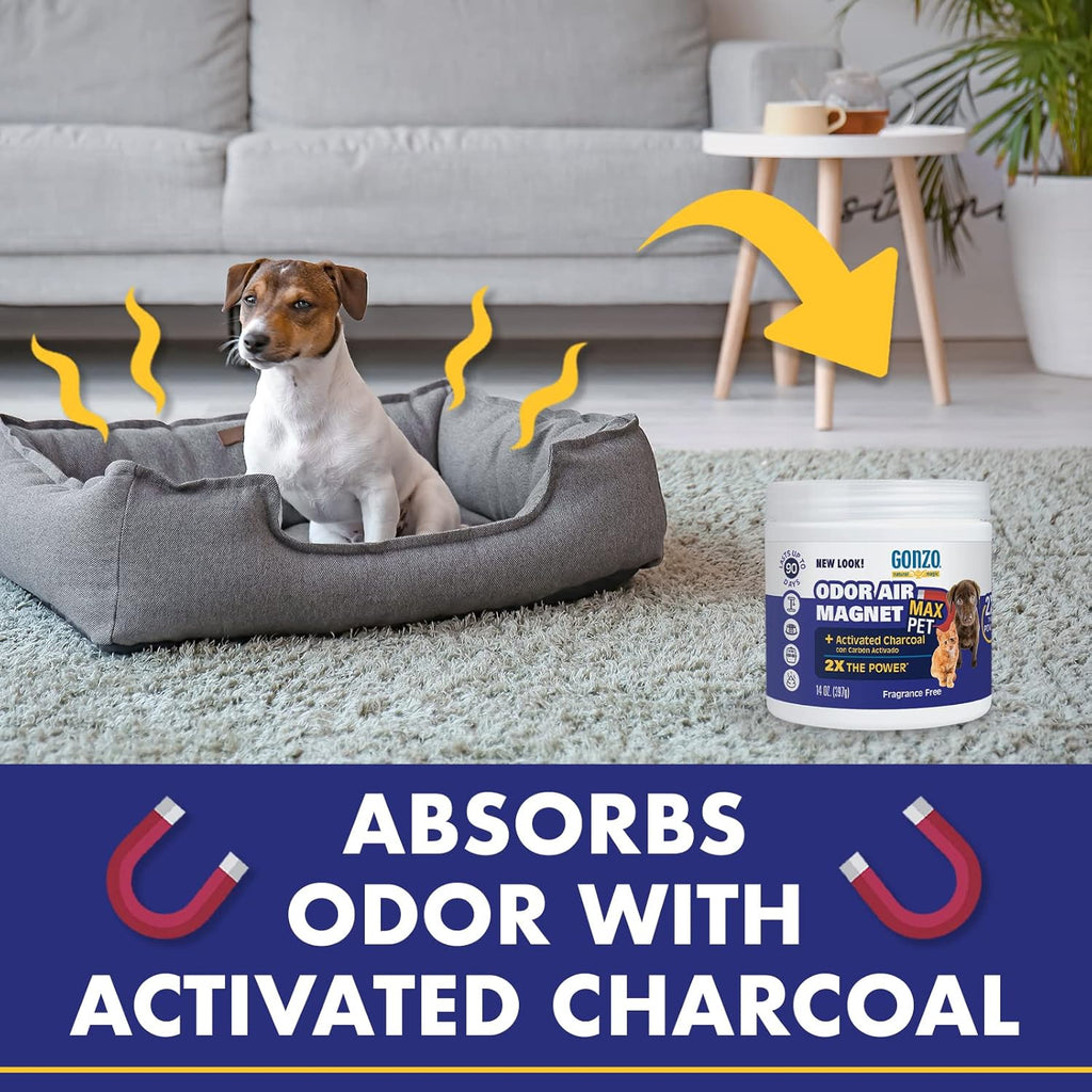 Gonzo Natural Magic Air Activated Charcoal - 2 Pack - for Litter Boxes Cages and Pet Beds 14 Ounce - Image 9