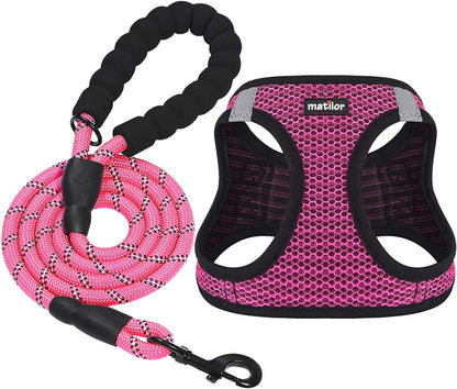 Dog Harness Step-in Breathable Puppy Cat Dog Vest Harnesses for Small Medium Dogs - Image 12