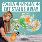 Using Angry Orange spray on carpet pet stain
