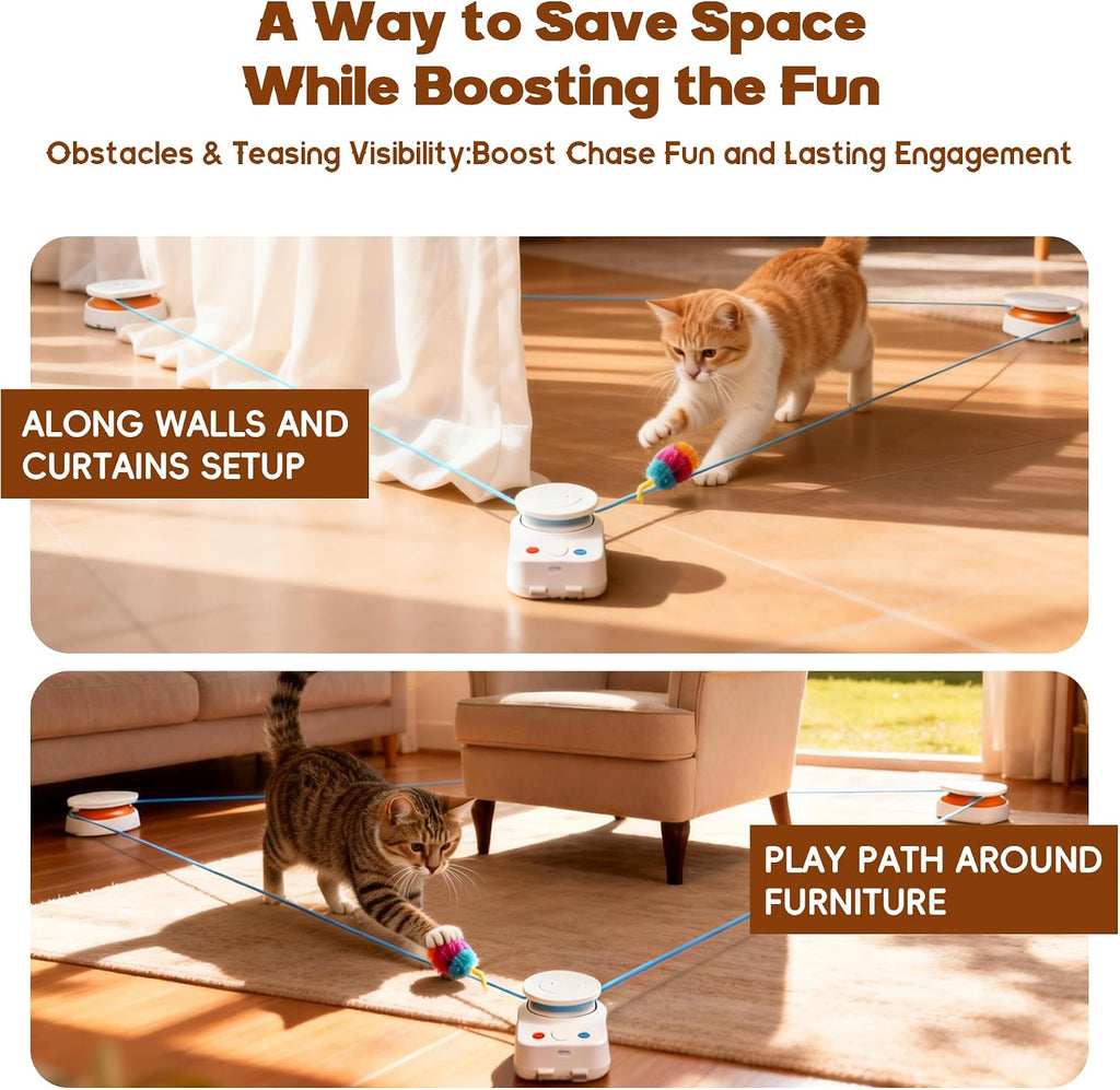 Interactive Cat Toy for Indoor Cat,Automatic Treadmill for Exercise - Image 4