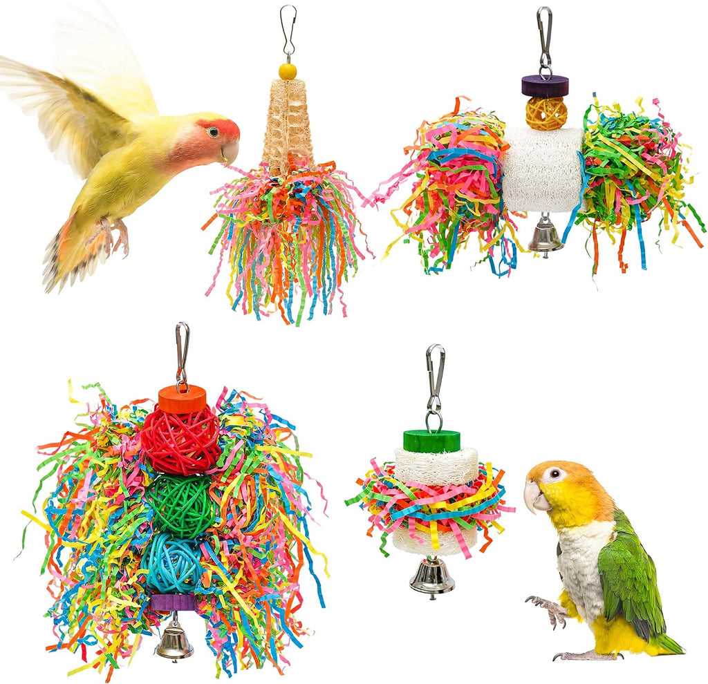 Agroria bird parrot foraging toys front view