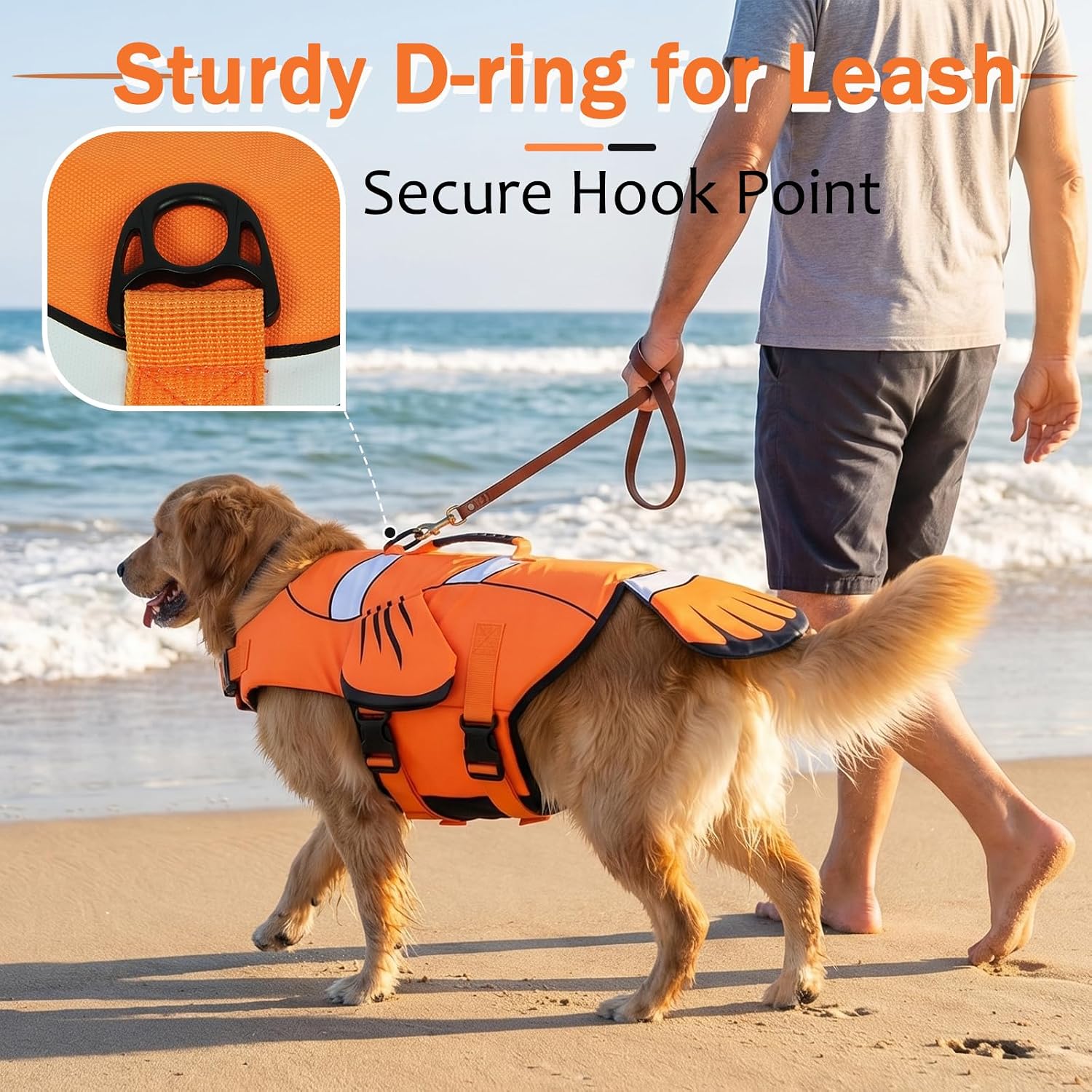 DENTRUN flotation jacket showing the thick inner EPE foam core padding.