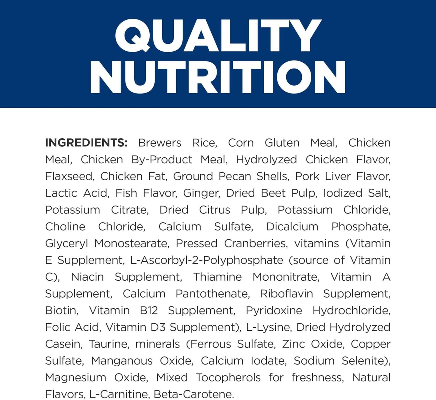Close-up of therapeutic dry kibble for small and medium dogs with sensitive tummies.