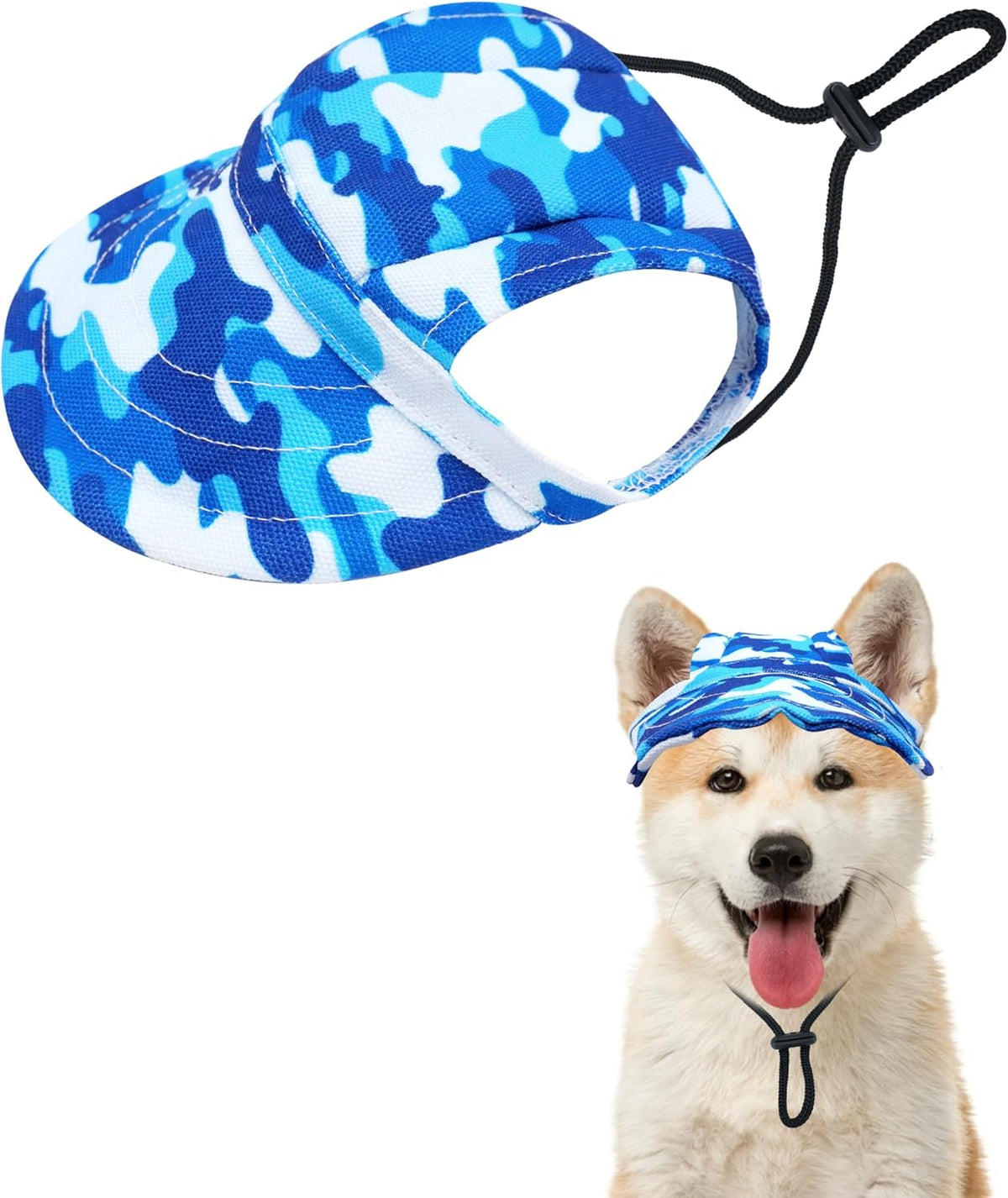 Pet Show American flag hat displayed for size reference