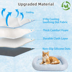 Foldable Nesayver cooling mat for travel convenience
