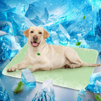 Mora Pets Dog Cooling Mat Instant Self Cooling Pad for Dogs & Cats Breathable Washable Summer Pet Cool Mat Indoor Outdoor, Puppy Cold Blanket for Floor Crate Car Travel Use Medium 36'' x 27'' Blue - Image 11