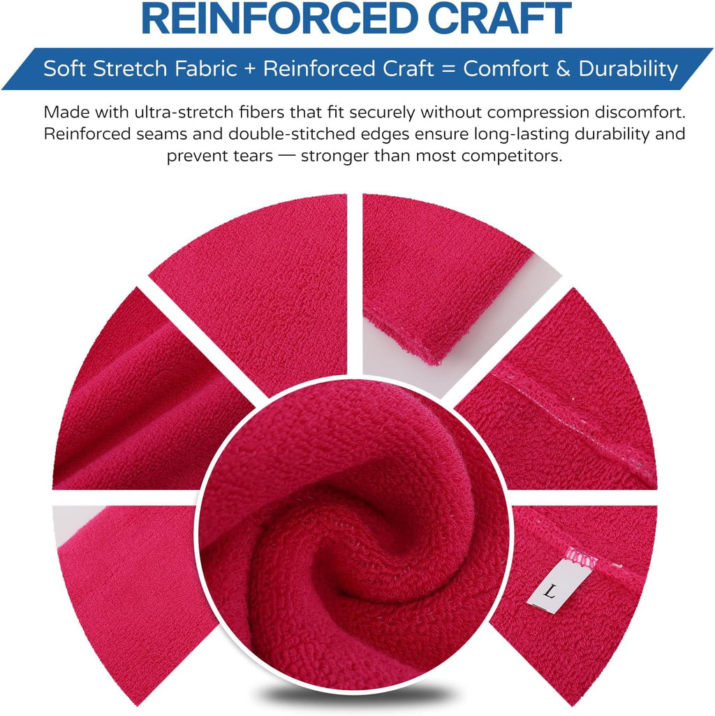 Comfortable dog hematoma ear wrap providing compression and post surgery care support.