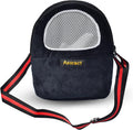 Jerliflyer hamster carrier bag front view in black