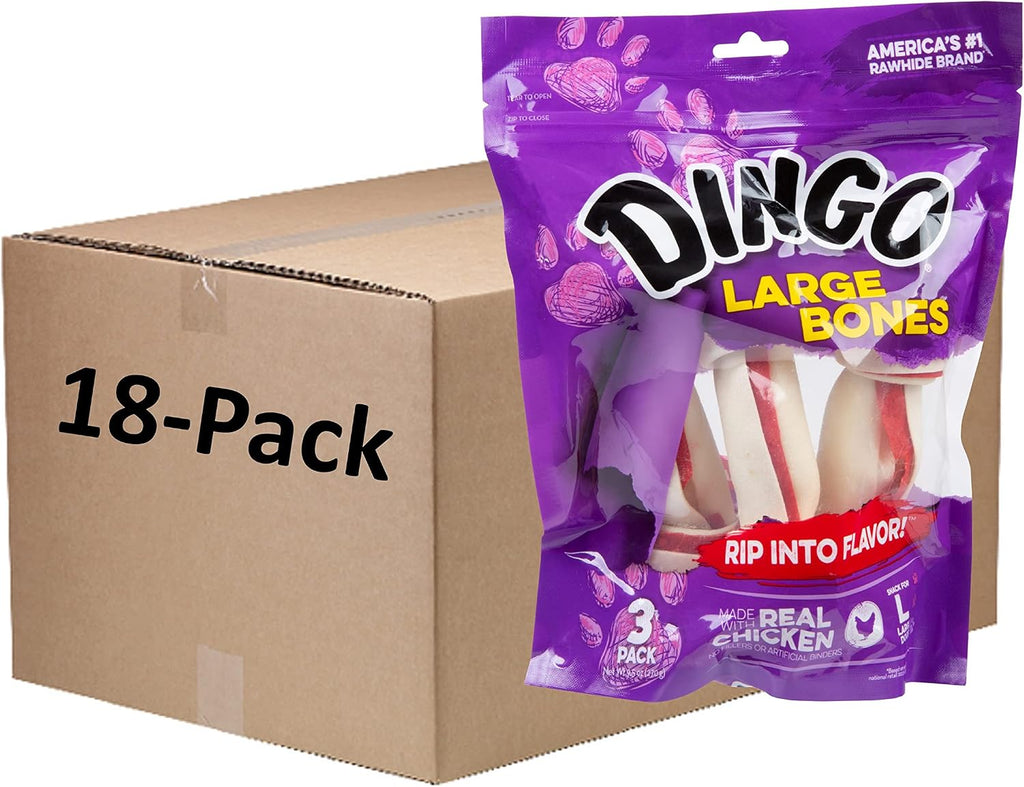 Dingo Rawhide Bone, Large, 3-Count - Image 9