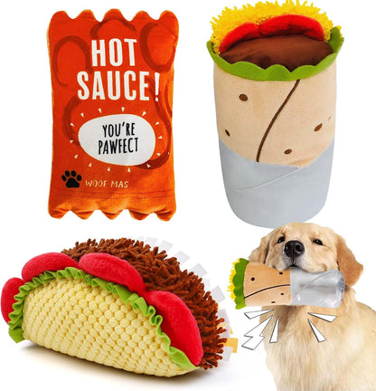Prime Pets Dog Birthday Toys, Plush Dog Squeaky Toys, Stuffed Puppy Chew Toy for Small Medium Large Dogs, Bone Pet Toy - Image 11