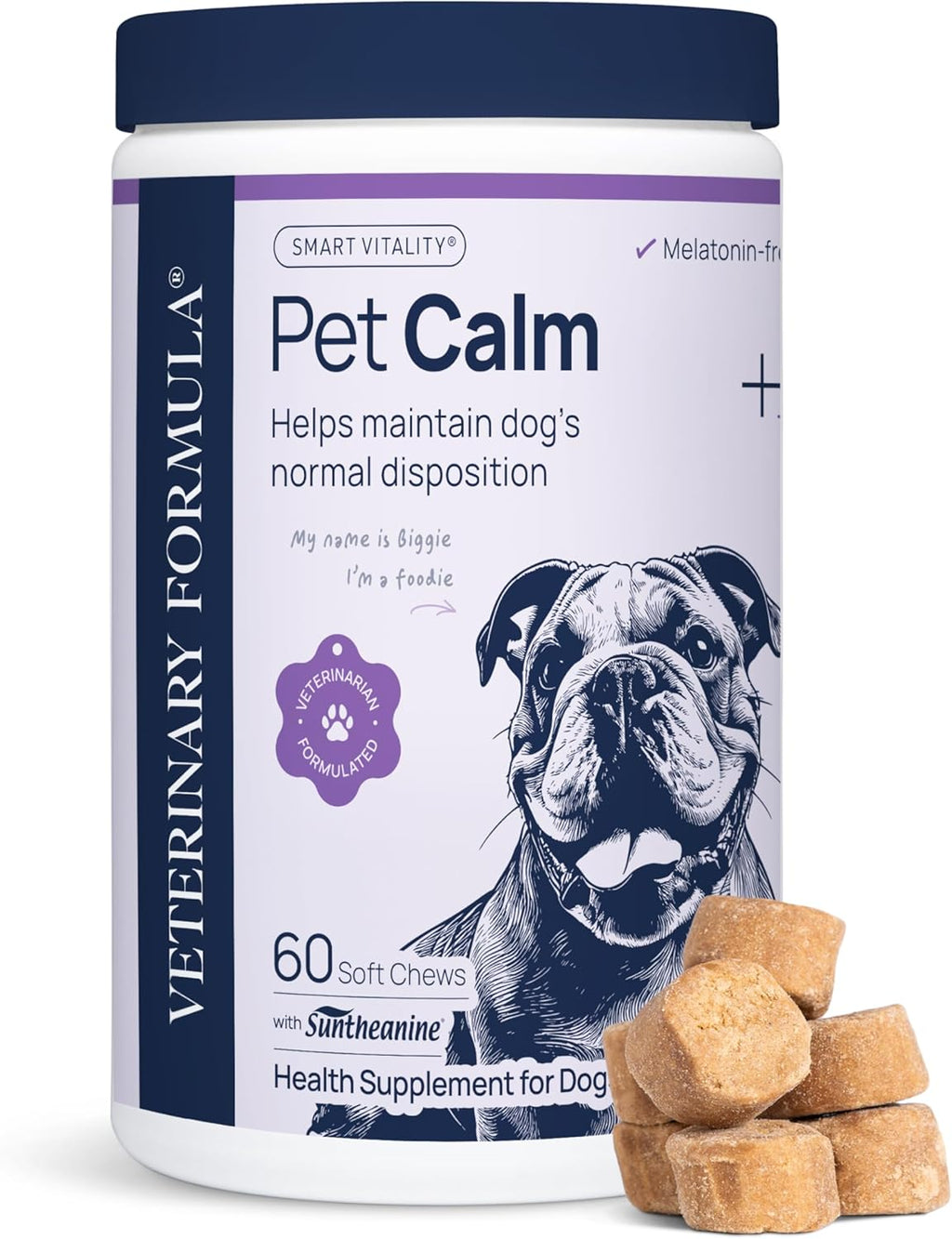 Veterinary Formula Anal Gland Support for Dogs - Vet-Formulated No Scoot Chews with Pumpkin, Ginger, Agave Inulin & Probiotics - Supports Scooting, Stool Quality & Digestive Health, 60 Soft Chews - Image 12