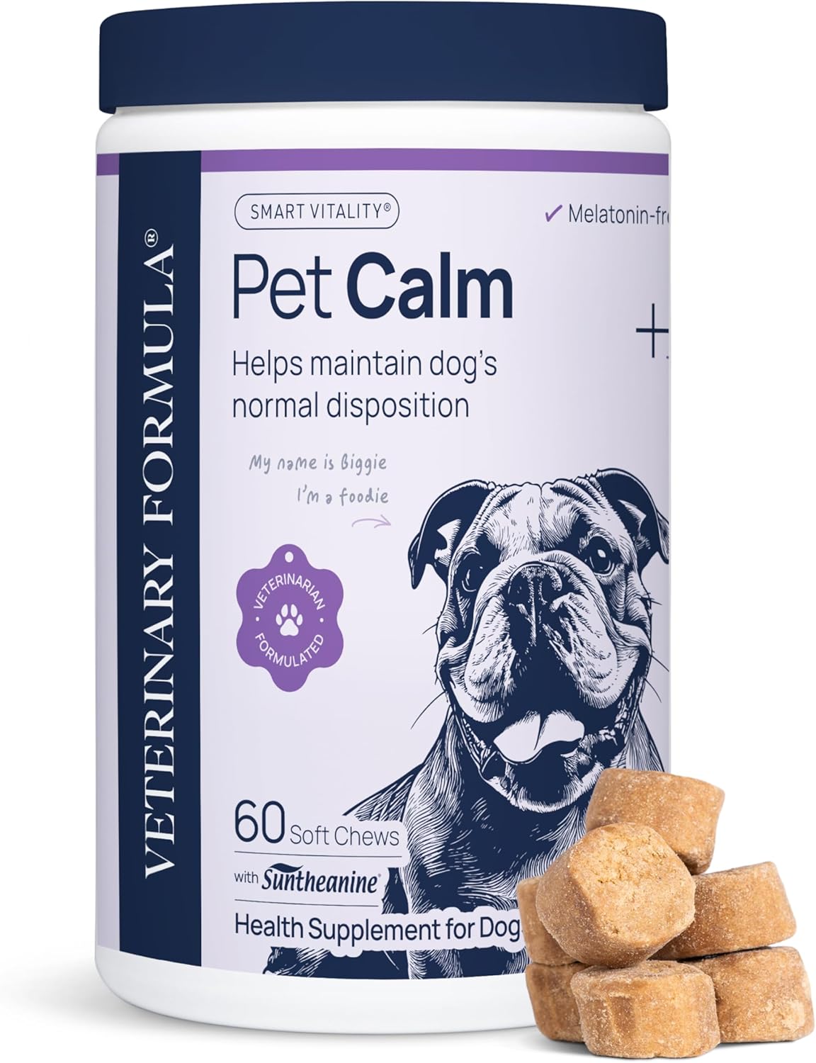 Veterinary Formula Anal Gland Support for Dogs - Vet-Formulated No Scoot Chews with Pumpkin, Ginger, Agave Inulin & Probiotics - Supports Scooting, Stool Quality & Digestive Health, 60 Soft Chews - Image 12