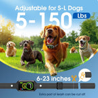 NQQHNN smart bark collar worn by a dog showing comfortable fit