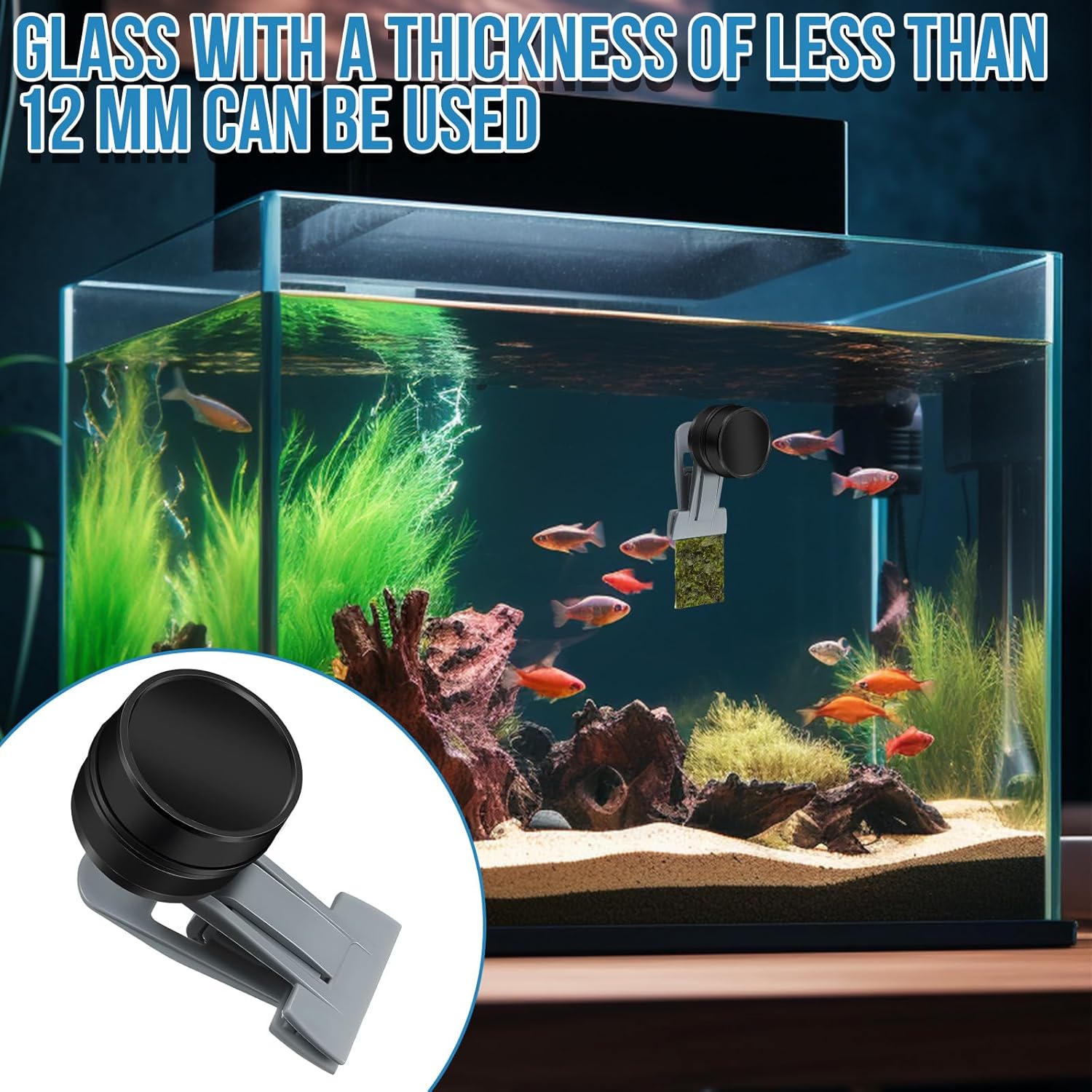 HINGTAI saltwater aquarium accessories magnetic clip holding algae sheet