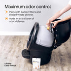 Whisker odor control replacement packets demonstrating the compact design suited for automatic litter boxes.
