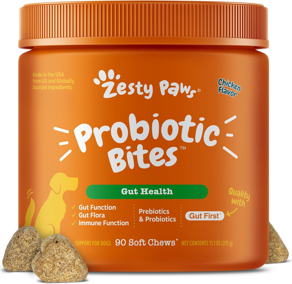 Zesty Paws Probiotic Bites for Cats - Gut Flora & Immune System Support - Cat Supplement with DE111 Bacillus subtilis - Pet Soft Chews with Probiotics & Prebiotics for Digestive Health - 60 Count - Image 9