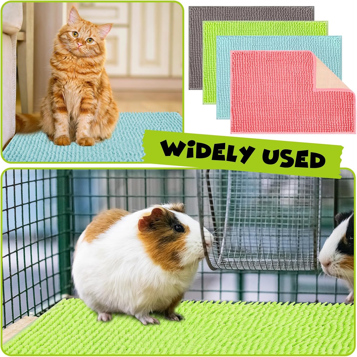 Non-slip backing detail on Barydat reusable pet training pad