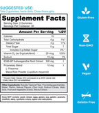 Goli Zero Sugar Ashwagandha gummies dietary and keto-friendly seals