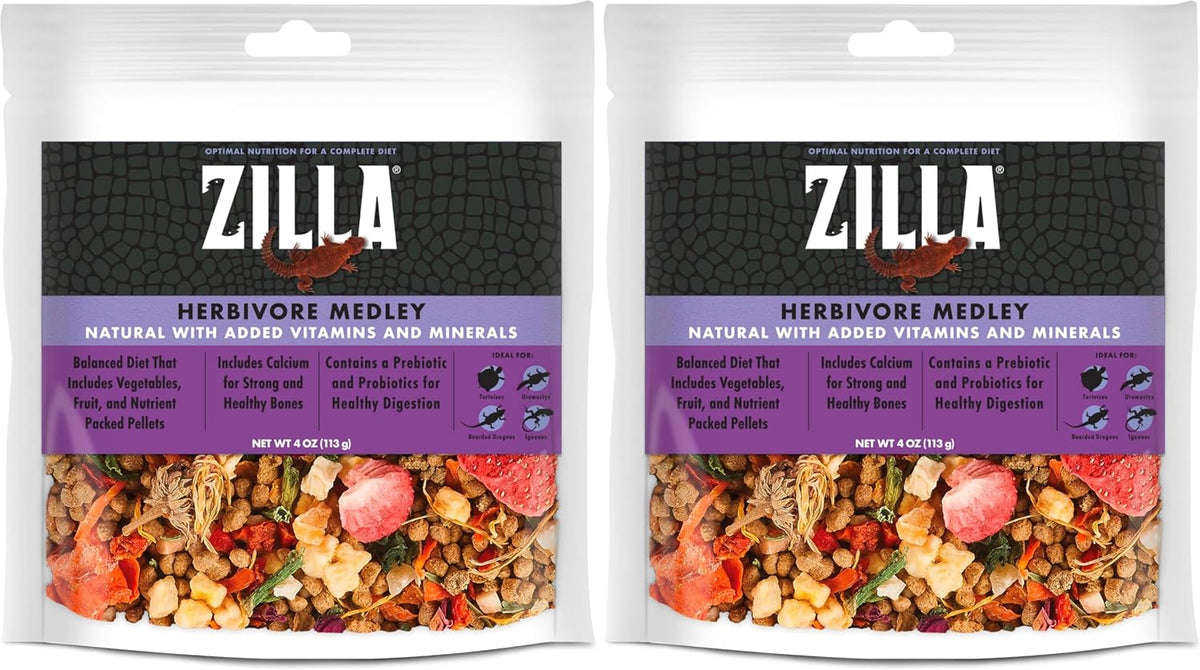 Zilla Pet Reptile Herbivore Food Medley Diet, 4 oz - Image 11