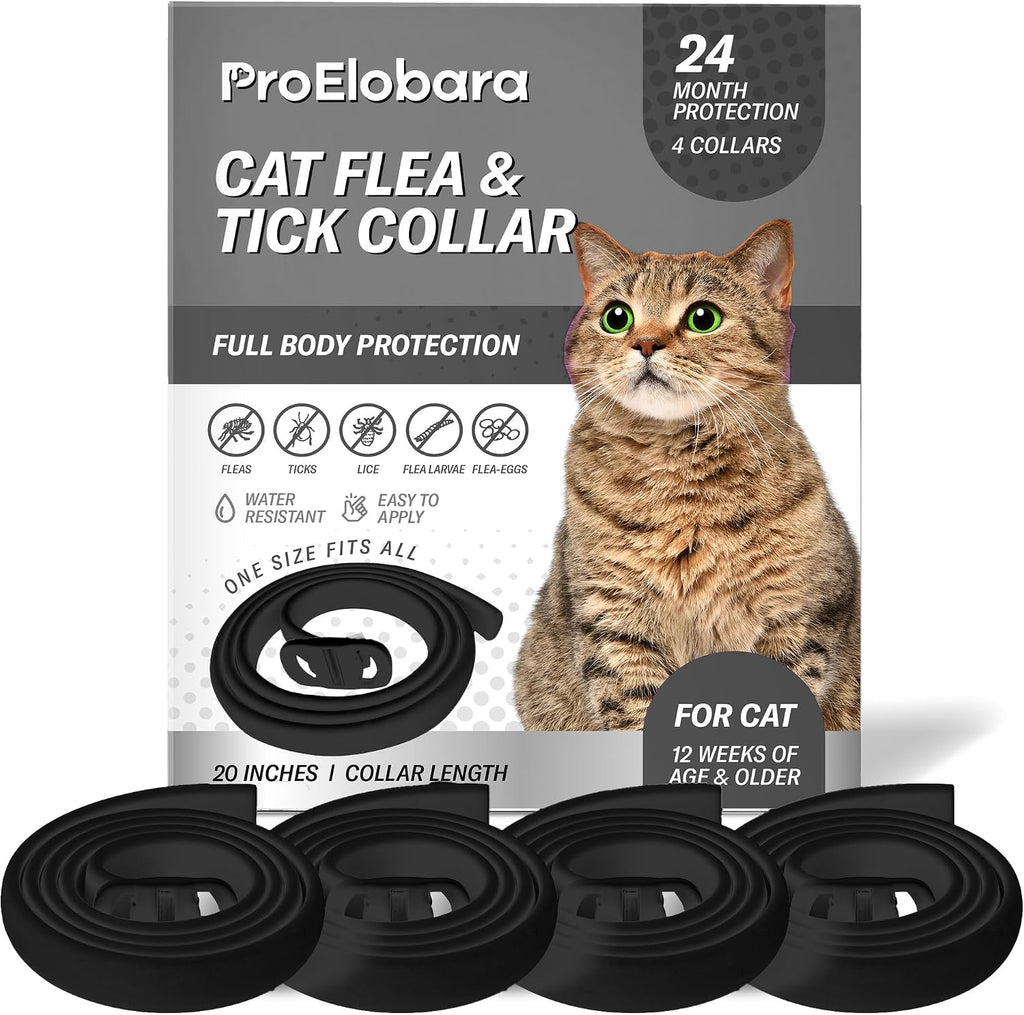 ProElobara flea and tick collar for cats packaging front view