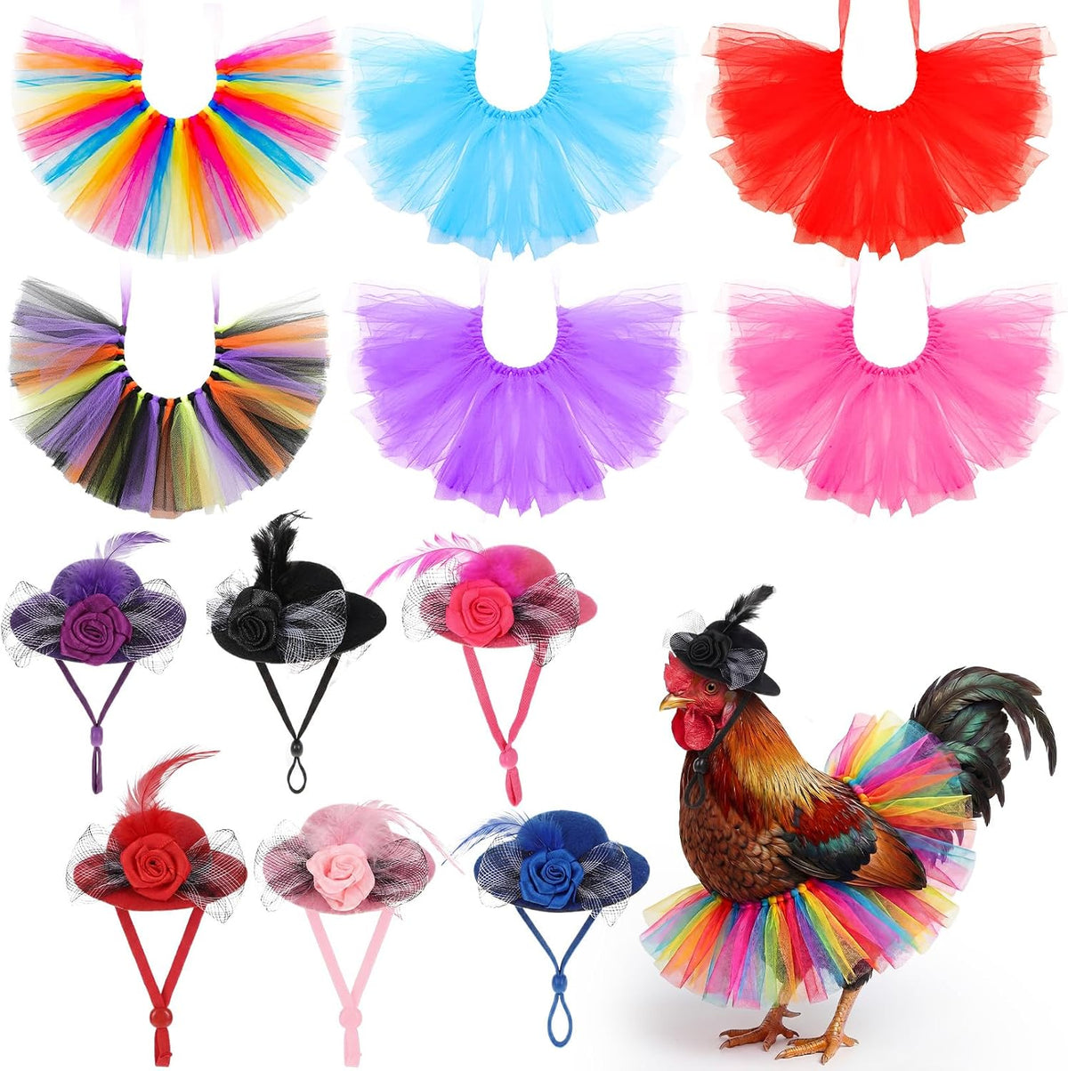 Complete twelve piece Shinylin decorative pet wardrobe kit packaged for gifting