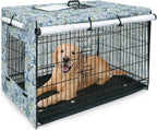 Bienbee navy blue patterned dog canopy rolled up roller blinds