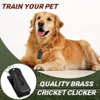 Three pieces premium brass pet signaling device for puppy obedience training