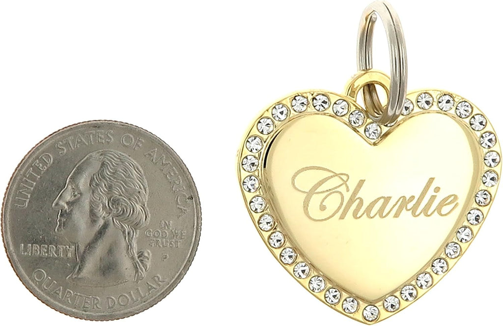 Yippo Accessories personalized gold plated pet identification tag inside gift box