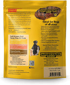 Close up look of the individual white mini beef hide rolls for dog dental health