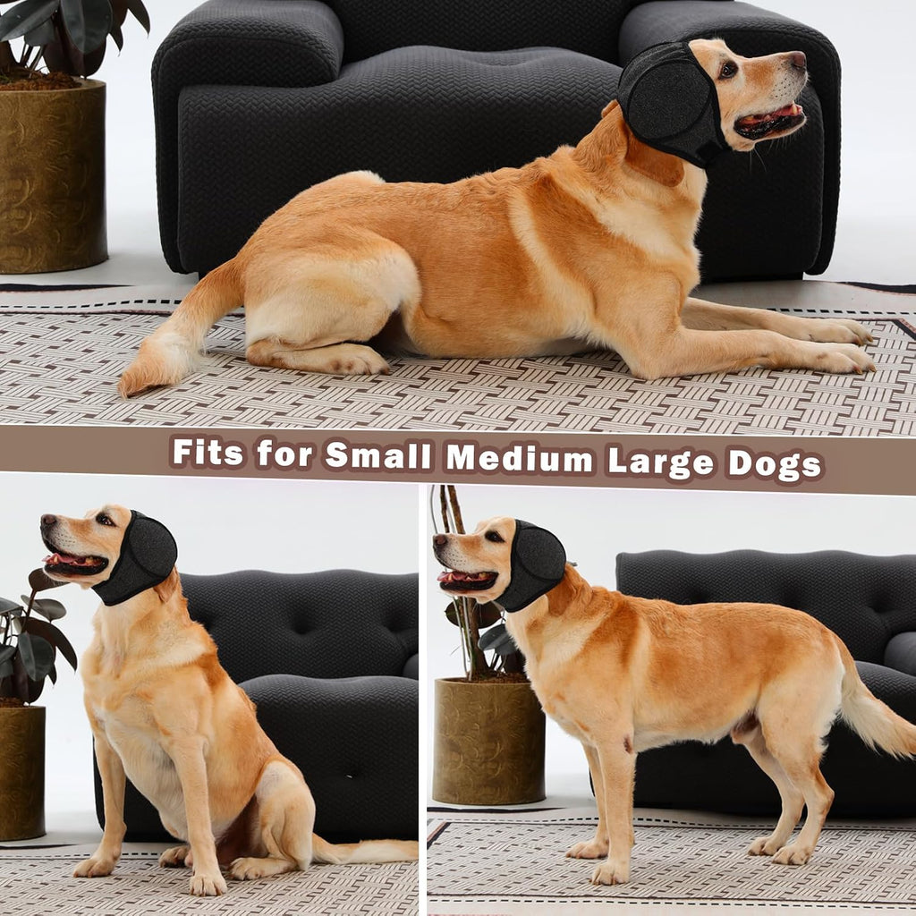 Meifsou anti anxiety pet wrap showing three layer soundproof fabric material.
