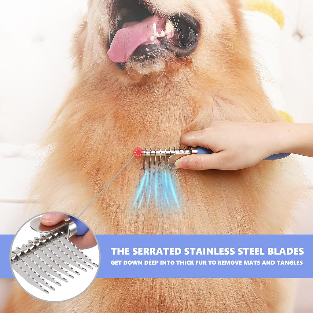 Stainless steel teeth on Myselect dematting tool