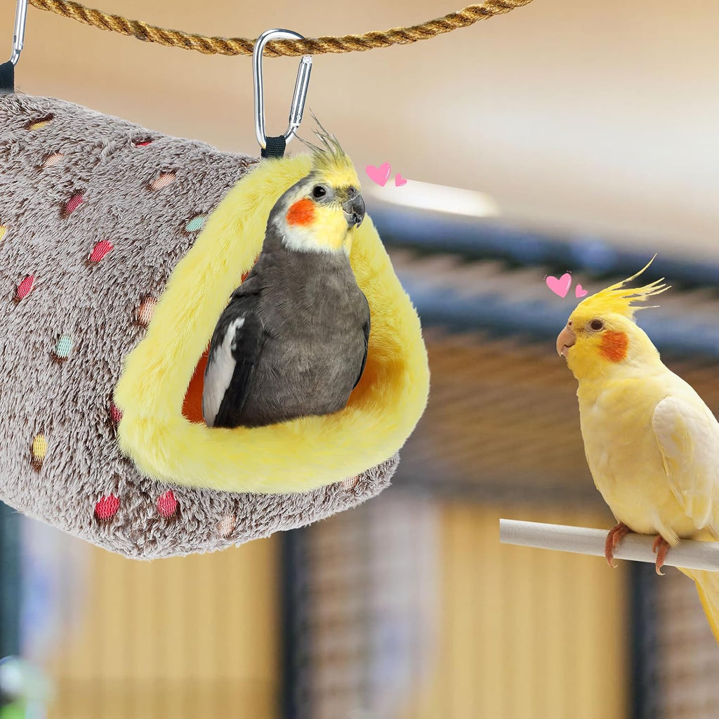 MEWTOGO Medium Winter Warm Bird Nest House with Support Board for Cage - Image 7