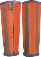 Side view of the medium size Professional's Choice deluxe boot showing sewn-in stays.