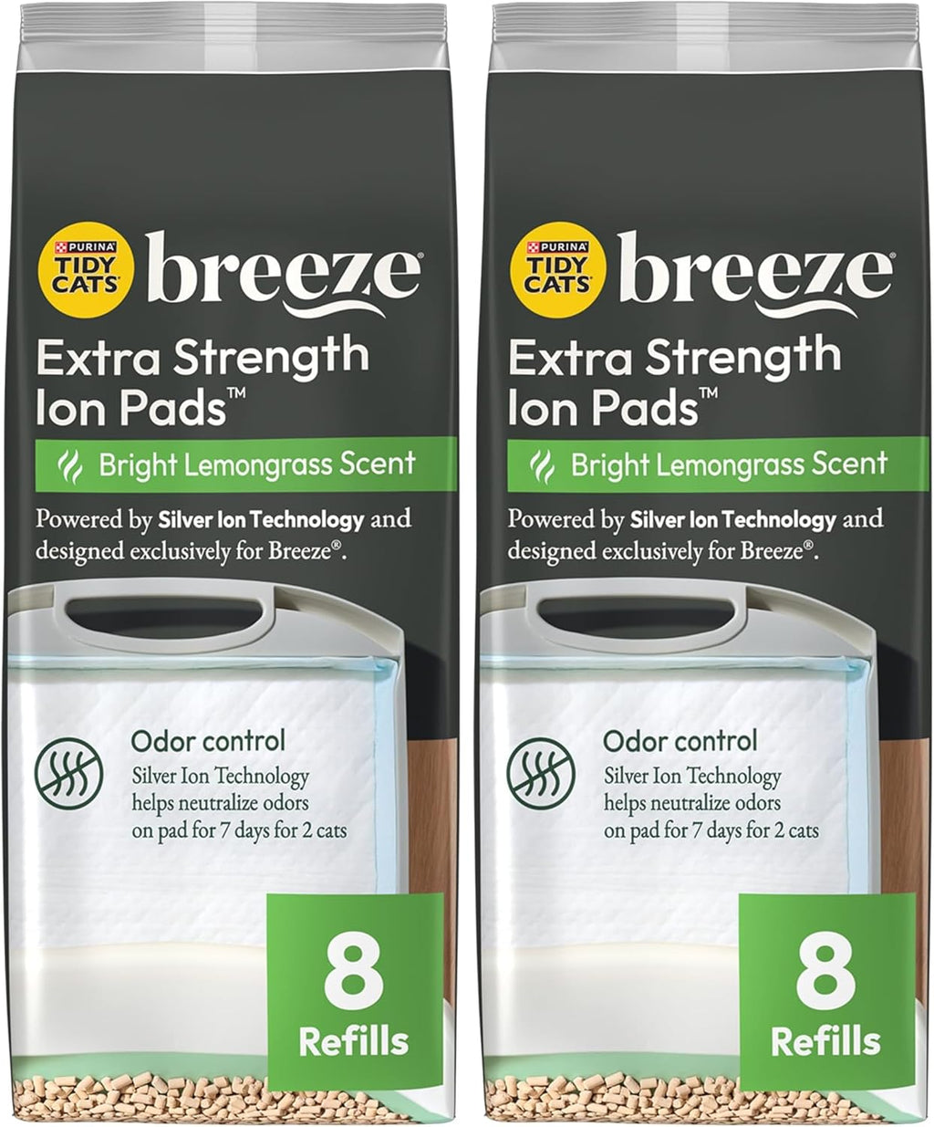 Purina Tidy Cats Cat Litter Breeze Pads Refill Pack Multi Cat Litter Pads - 8 ct. Bag - Image 14