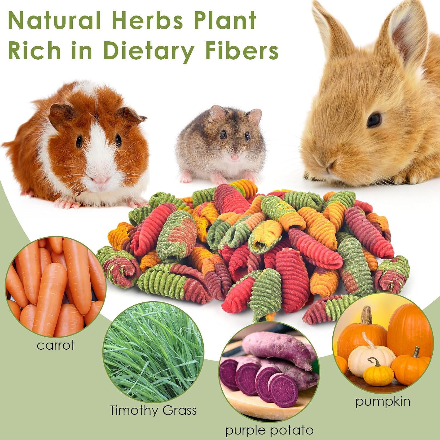 Natural small pet dental chew treats large size pack