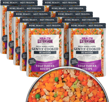Health Extension dog food shelf-stable packaging details