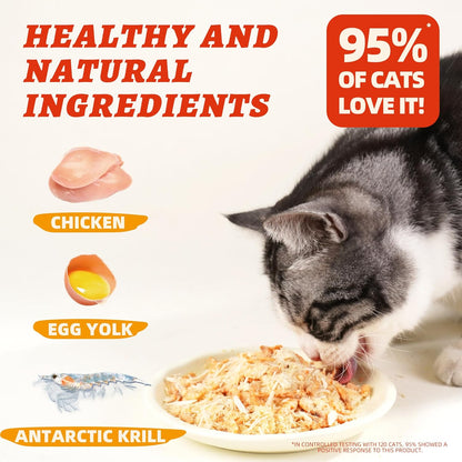 Premium imported Wellix pet topper jar showing three ingredient formula details