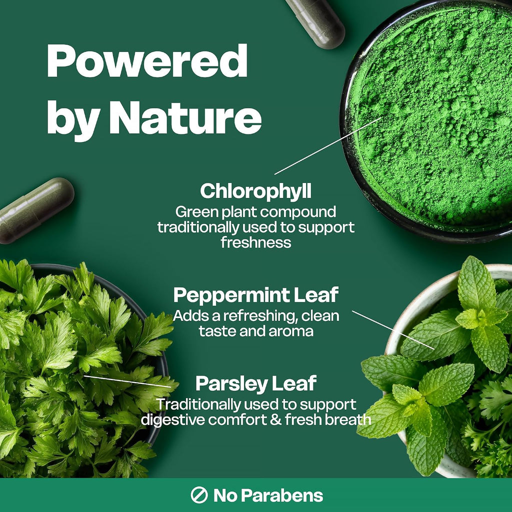 Her Fantasy Box | Body Magic | Chlorophyll Capsules - 30 Vegan Capsules for Detox, Digestion, Gut Health, Skin Support, and Oily Skin - Natural Energy Booster - Image 4