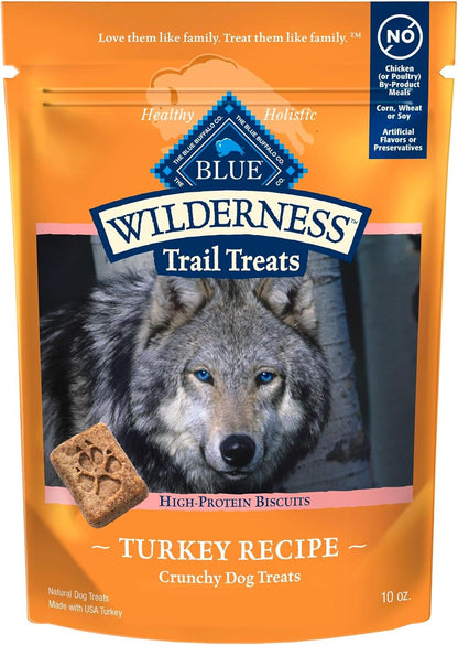 Blue Buffalo Wilderness Trail Treats Salmon Crunchy Dog Biscuits, Grain-Free & High-Protein, Bite-Sized Training Treats Made with Real Salmon & Natural Ingredients, 24-oz Bag - Image 13